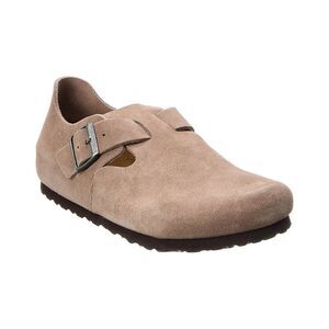 Birkenstock London Bs Suede Clog, Brown